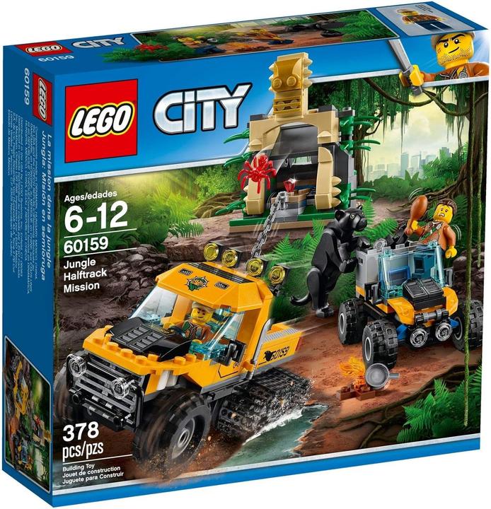 Produktbild LEGO Mission mit dem Dschungel-Halbkettenfahrzeug (60159, LEGO City)