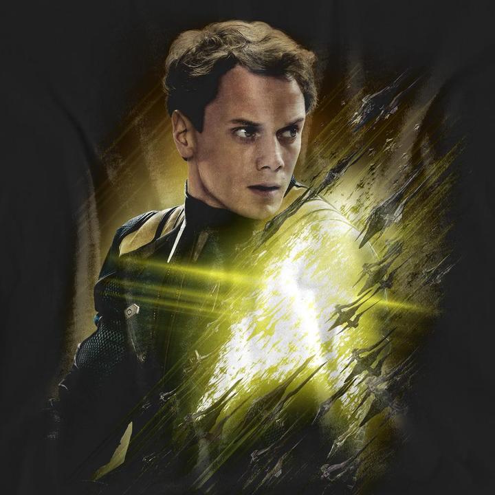 Actual product image Star Trek Beyond Unisex Adult Chekov Poster T-Shirt (M)