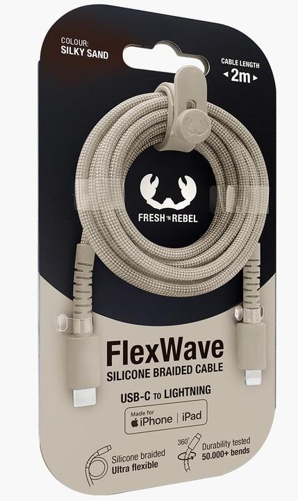 Image du produit Fresh'N Rebel Fresh 'n Rebel USB-C to Lightning Sand (2 m, 30 W)
