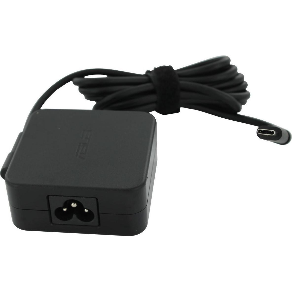 ASUS ADAPTER 65W 3PIN TYPE C (65 W), Alimentatore per notebook, Nero