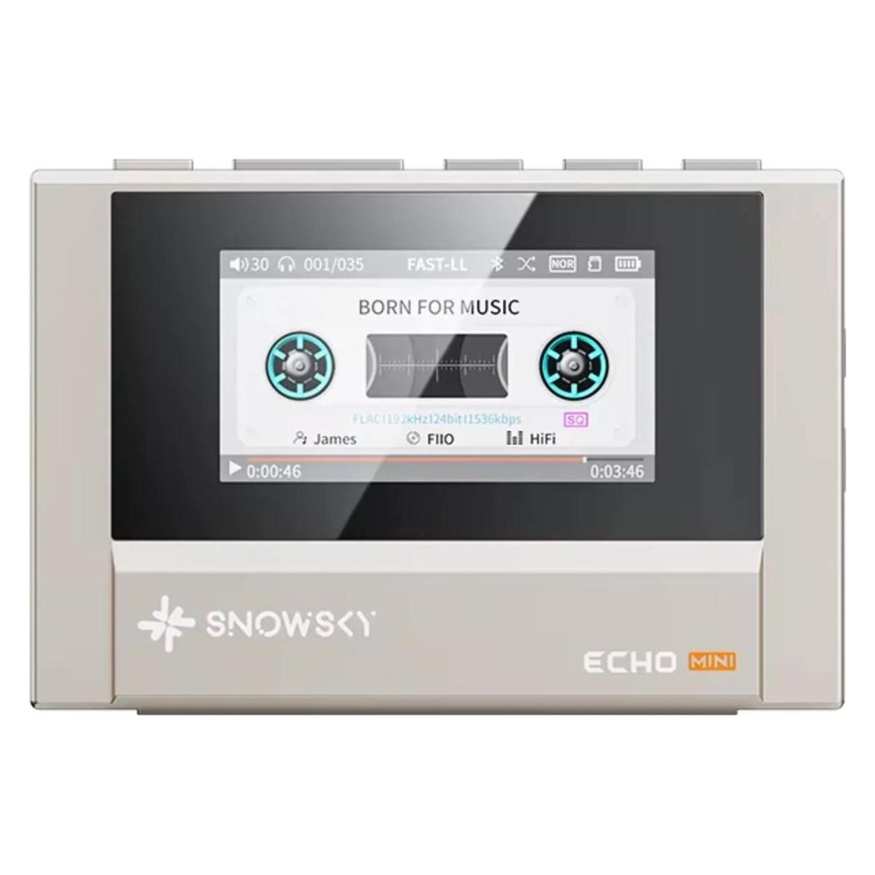 Snowsky Echo Mini (8 Gb), MP3-speler + Draagbare Audioapparatuur, Goud