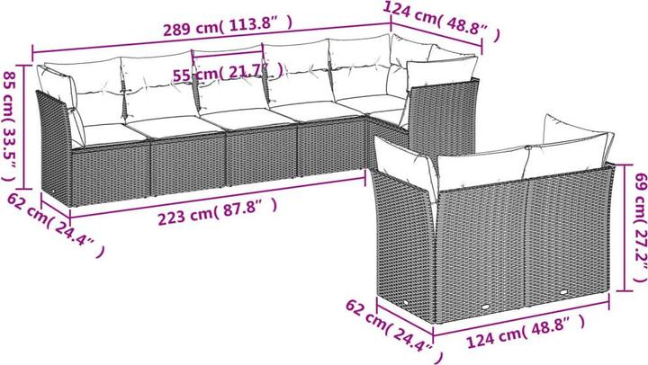 Produktbild vidaXL Jacqueline