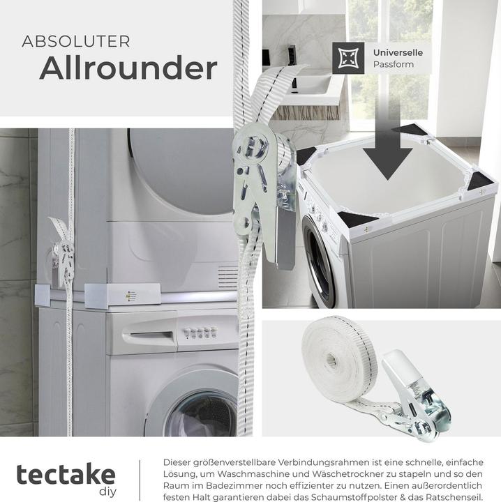 Actual product image tectake Adjustable connection frame Parret, including ratchet rope