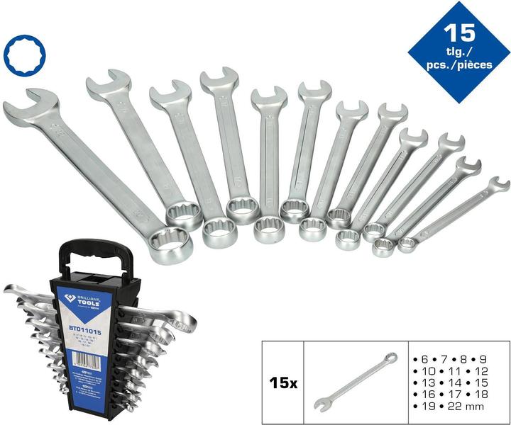 Actual product image Brilliant Tools Nadire (19 mm, 12 mm, 14 mm, 22 mm, 16 mm, 10 mm, 18 mm, 17 mm, 11 mm, 15 mm, 13 mm)