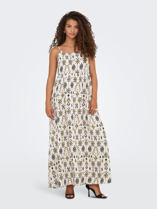 Produktbild Only Normal geschnitten Kleiner Stehkragen mit Knopfleiste Verstellbare Träger Langes Kleid Kleid (XS)