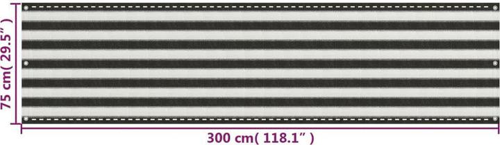 Image du produit vidaXL Balkon-Sichtschutz (300 cm)