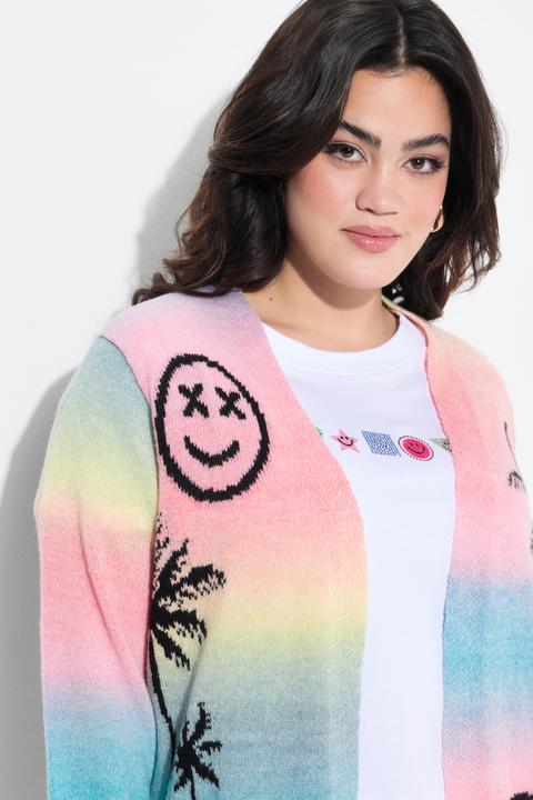 Produktbild Angel of Style Strickjacke, Straight Fit, Palmen, Smileys (50, 52)