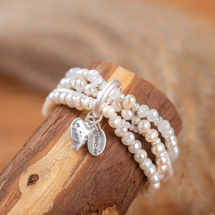 Immagine prodotto Andreani Bracciale con vere perle d'acqua dolce (Vetro)