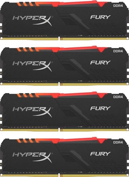 Image du produit HyperX Fury RGB (4 x 16GB, 3200 MHz, RAM DDR4, DIMM)