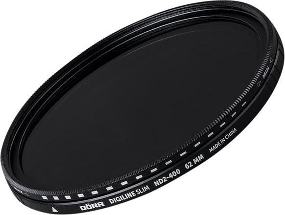 Produktbild Dörr Graufilter Digiline Slim Variabler ND2-400 – 62 mm (62 mm, ND- / Graufilter)