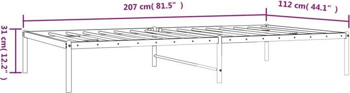 Image du produit vidaXL Bettgestell (135 x 190 cm)