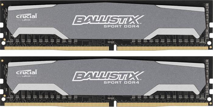 Crucial Ballistix Sport Series (2 x 8GB, 2400 MHz, DDR4-RAM, DIMM)