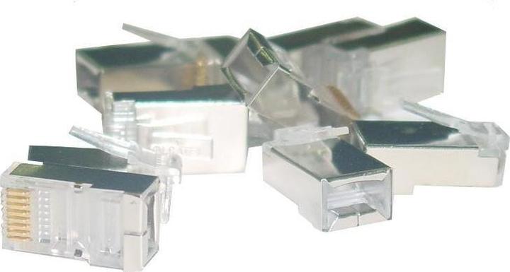 Produktbild Digitus Assmann RJ45 Modularstecker Katze. 6, geschirmt, 8P8C (CAT6, 0.17 m)