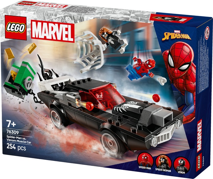 Actual product image LEGO Spider-Man vs. Venom Muscle-Car (76309, LEGO Marvel)