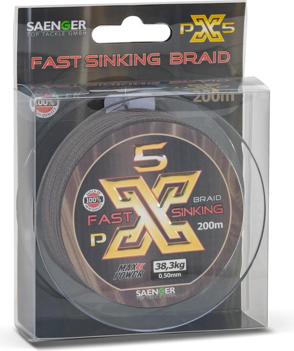 Produktbild Sänger SAENGER PX-5 Fast Sinking Braid 200m 0,18mm (0.18 mm)