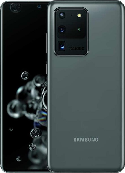 Produktbild Samsung Galaxy S20 Ultra 5G EU (128 GB, Cosmic Gray, 6.90", Hybrid Dual SIM, 108 Mpx, 5G)