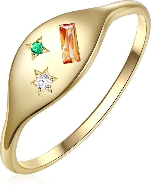 Immagine prodotto Glanzstücke München Donna Argento Cubic Zirconia Oro Giallo - 15770 (60, 925 Argento)