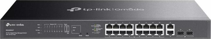 Produktbild TP-Link Omada 20-Port Gigabit Easy Managed Switch mit PoE+ & SFP (20 Ports)