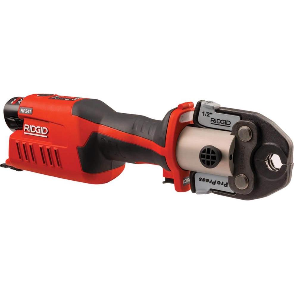 Ridgid, Zange, 59188 RP241 Kompaktes 12 - 35 mm Basisset Accu Puncher 12V 2.5 Ah Li-Ion (330 mm)
