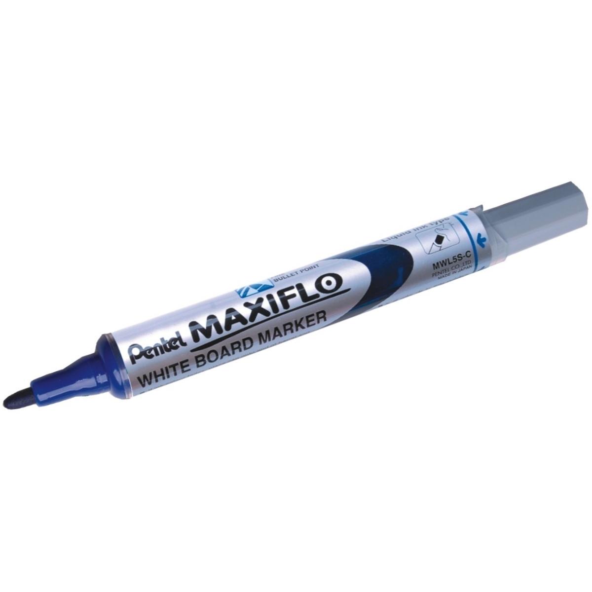 Thumbnail - Pentel, Marker, Whiteboard Marker Maxiflo (Blau, 2 mm, 1 x)