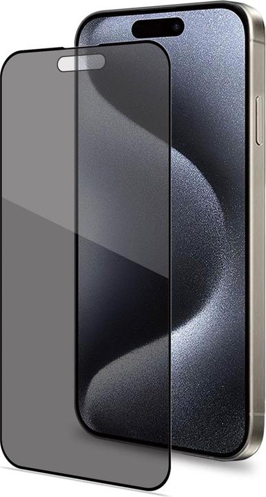 Actual product image Celly Privacy Full Iphone 15 Pro Bk (1 pcs., Apple iPhone 15 Pro)