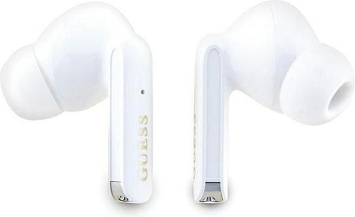 Produktbild Guess słuchawki Bluetooth GUTWSHDGKEEU TWS + stacja dokująca fioletowy/purple Glitter Gradient (4 h, Docking, Kabellos)
