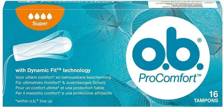 Produktbild o.b. OB ProComfort Regular Tampons without Applicator (16x)