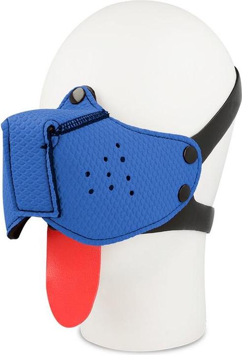 Actual product image Ohmama Fetish Dog Muzzle - Blue