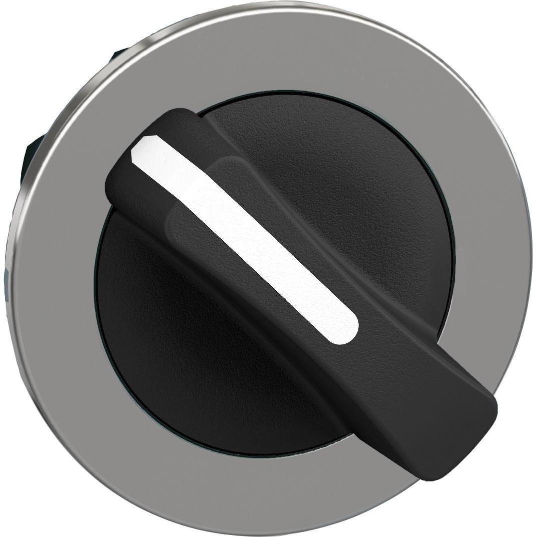 Schneider Electric Wahlschalter, Metall, Front, 30mm, ZB4FDCUST01, Taster + Schalter, Schwarz