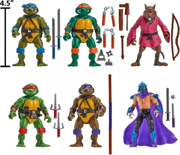 Productafbeelding Playmates Teenage Mutant Ninja Turtles actiefiguren