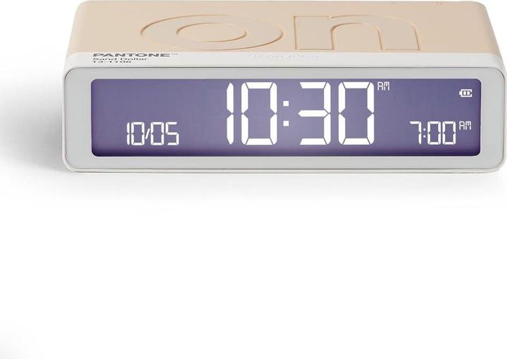 Produktbild Lexon Digitalwecker Flip Classic Pantone Sand Dollar
