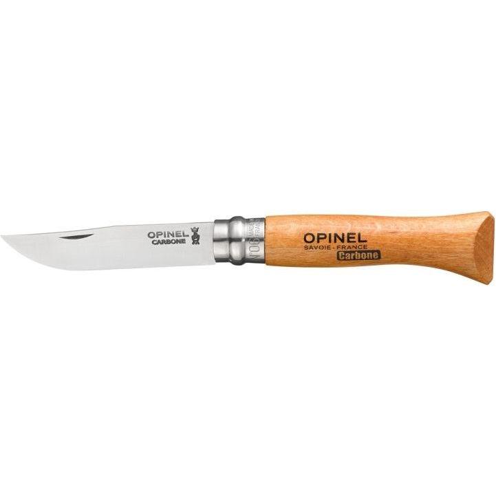 Opinel Messer Nr. 6 VRN, 7cm, Küchenmesser, Braun, Grau