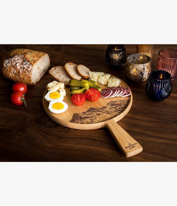 Produktbild Panorama Knife Holzbrett Eiger, Mönch, Jungfrau