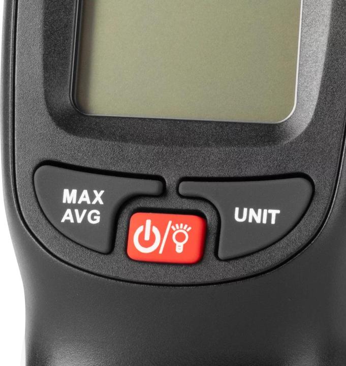 Produktbild Stahlwerk Anemometer Kompakter Luftgeschwindigkeitsmesser 30 m/s, Windmessgerät mit LCD-Display