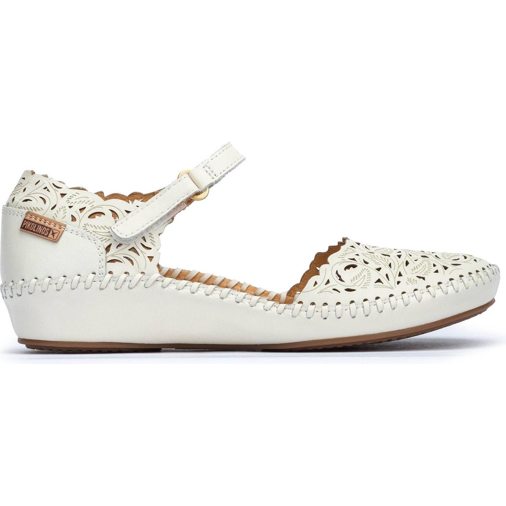 Pikolinos, Damen, Sandalen, P. Vallarta-36, Weiss, (36)