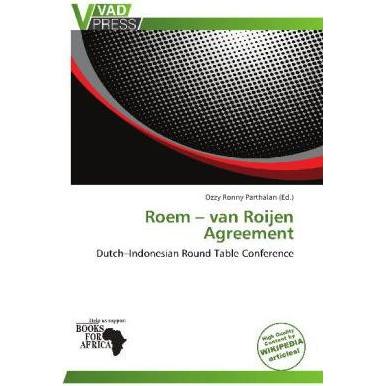 Roem - van Roijen Agreement, Fachbücher