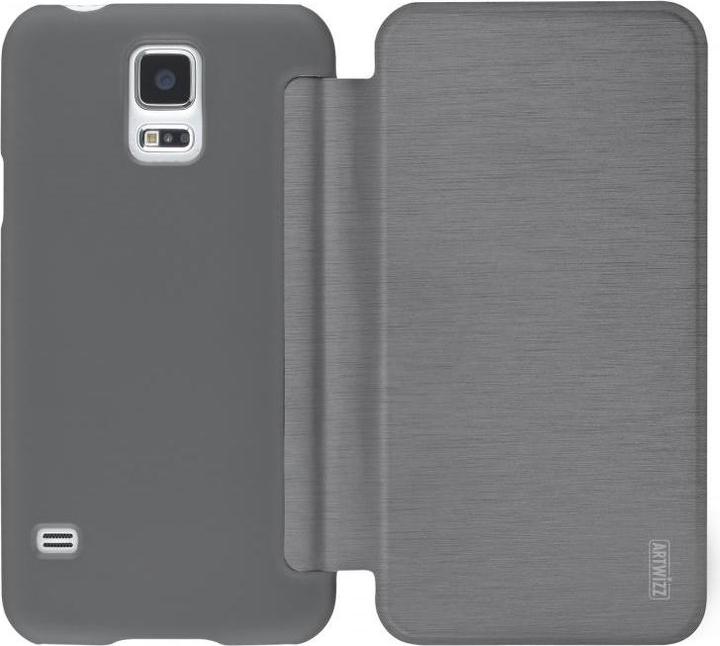 Actual product image Artwizz SmartJacket protective clip for Galaxy S5 Titanium (Samsung Galaxy S5)