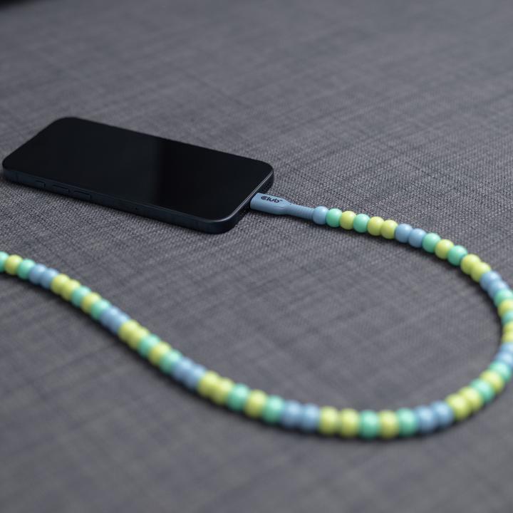 Actual product image Club 3D Club3D Lifestyle USB-C Perlen-Kabel PD60W (2 m, USB 2.0, 60 W)