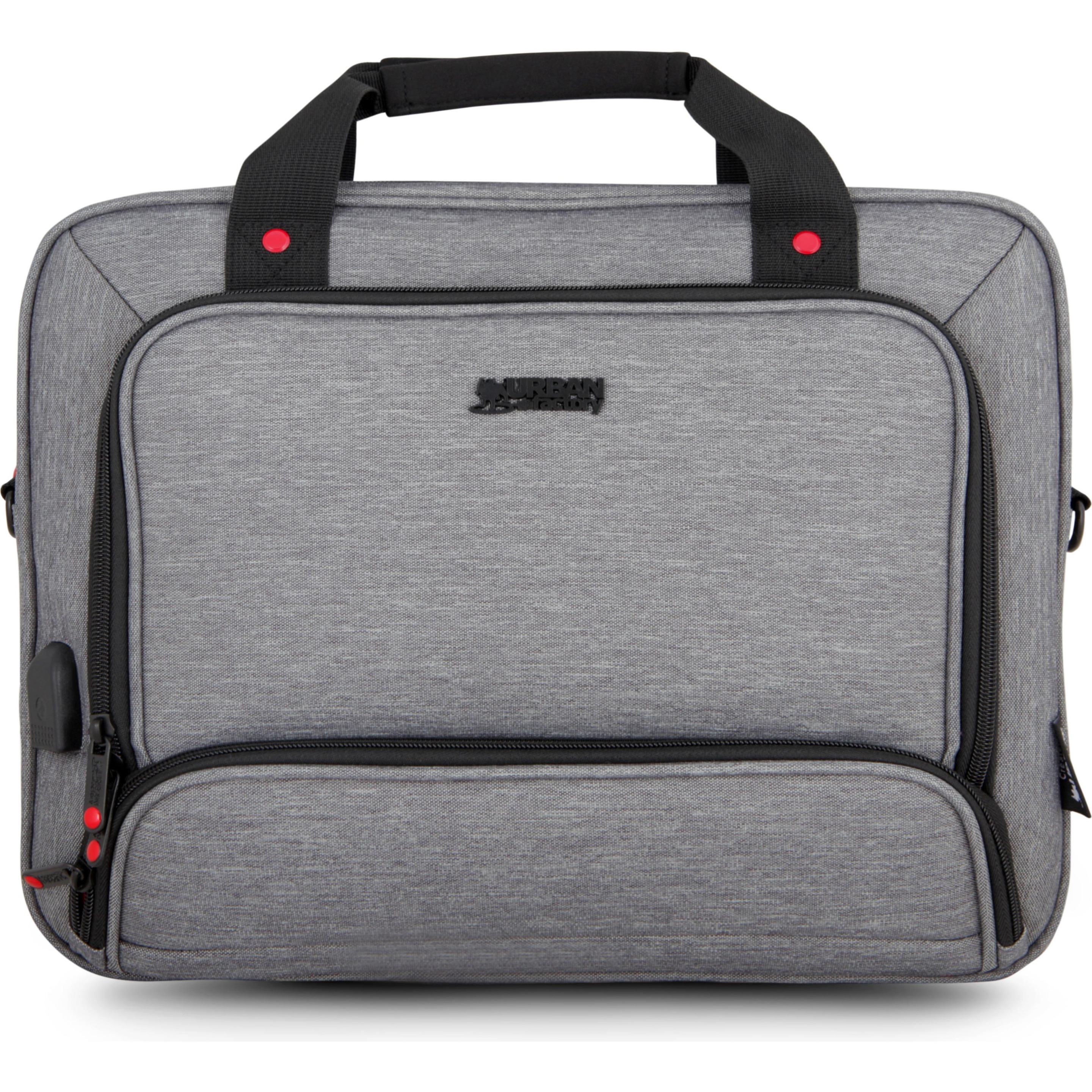 Urban Factory Mixee Notebooktasche (14 Zoll) Aktenkoffer (14"), Notebooktasche, Grau