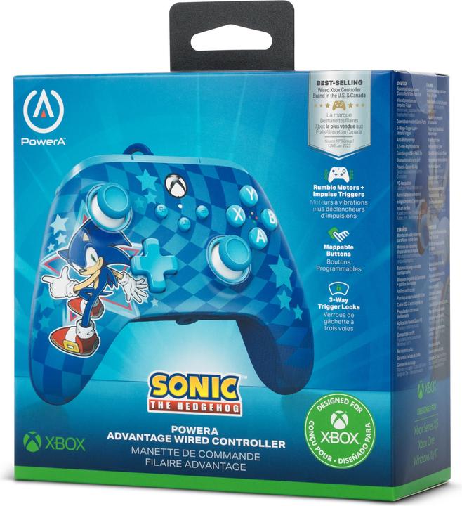 Produktbild PowerA XB Controller Advantage wired Sonic (Xbox Series X)