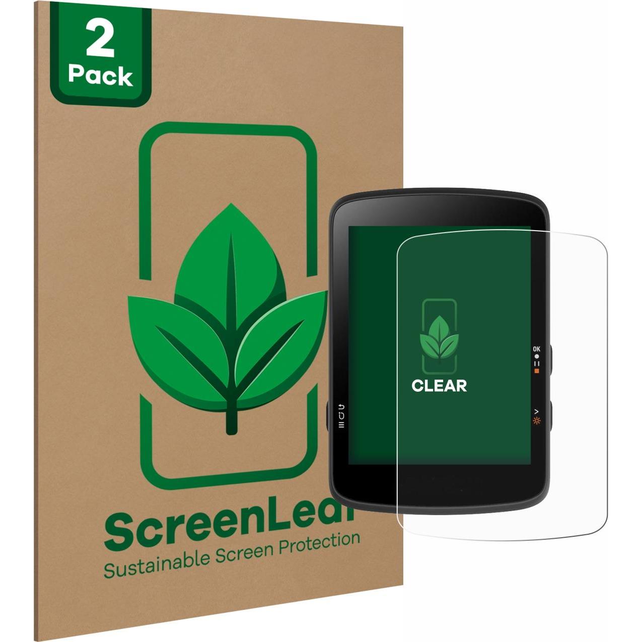 ScreenLeaf, Fahrzeug Navigation Zubehör, Schutzfolie nachhaltiger Displayschutz Display Schutz Folie Klar Transparent