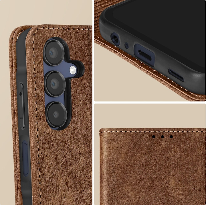 Actual product image Avizar SafeTech Wallet Cover Series (Samsung Galaxy A15)