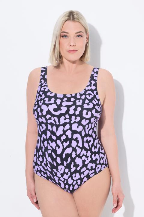 Actual product image Ulla Popken Leopard Print Swimsuit (62)