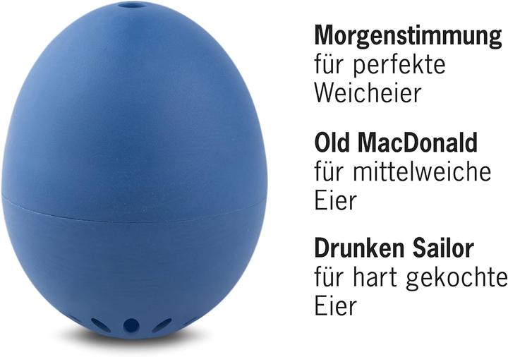 Actual product image PiepEi Singing egg timer Classic blue