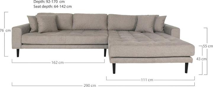 Actual product image House Nordic Lido (Corner sofa)