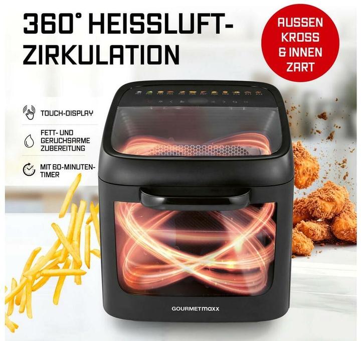 Immagine prodotto Gourmetmaxx Heissluftofen 12.5 l