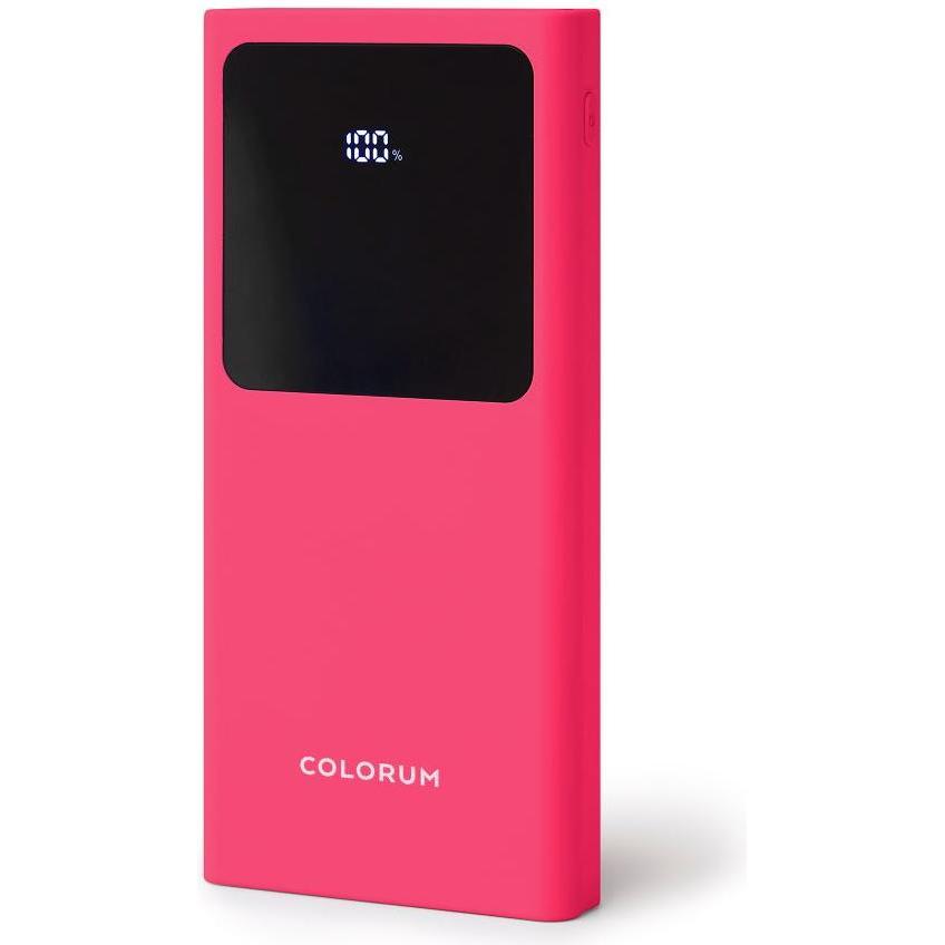 Thumbnail - Forever COLORUM Powerbank 10 000 mAh CPB10-02 xMagenta (10000 mAh, 22.50 W), Powerbank, Rot
