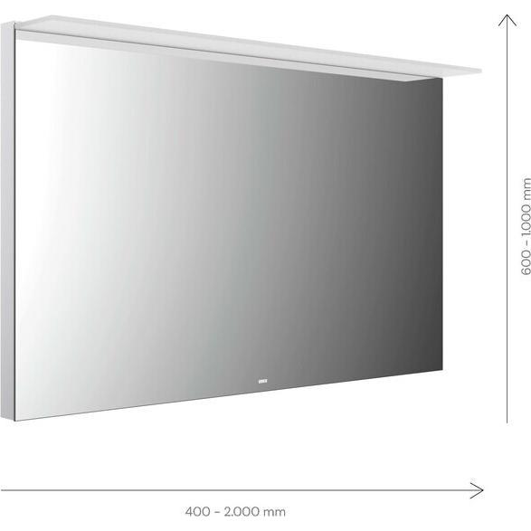 Thumbnail - Emco, Spiegelschrank, MI 200 LED-Lichtspiegel, mit Lichtsegel, verdeckter Sensorschalter, Breite 1400mm, 1021400