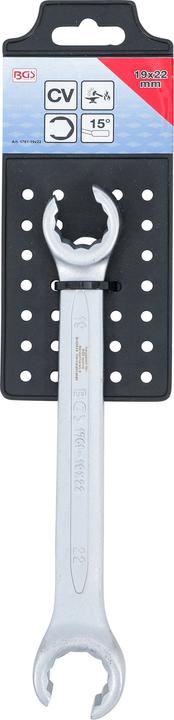 Produktbild BGS Offener Doppel-Ringschlüssel SW 19 x 22 mm (19 mm, 22 mm)