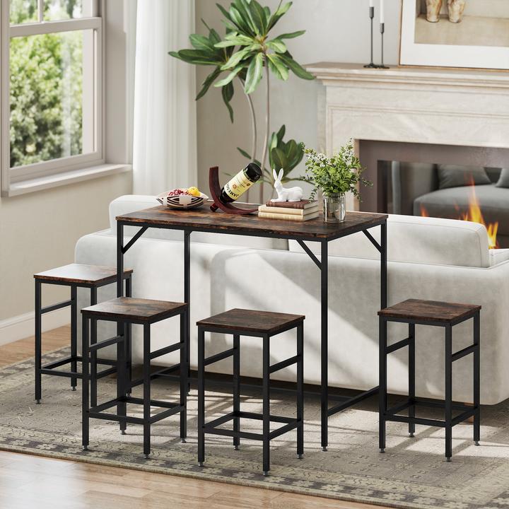 Image du produit Homcom Ensemble de tables de bar (100 x 60 x 88 cm)